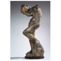Carte postale Auguste Rodin, Méditation sans bras, avec genou gauche| Fondation Pierre Gianadda, Martigny