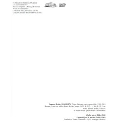 copy of copy of copy of copy of Grande carte de voeux - Ellsworth Kelly, Rouge-orange sur noir