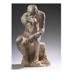 Petite carte de vœux Auguste Rodin, Le Penseur monumental| Fondation Pierre Gianadda, Martigny