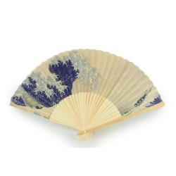 Eventail, Hokusai, La grande vague| Fondation Pierre Gianadda, Martigny