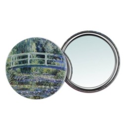 Miroir de poche - Claude Monet, Nymphéas et pont japonais| Fondation Pierre Gianadda, Martigny