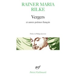 Livre "Vergers" et autres poèmes français de rainer Maria Rilke | Fondation Pierre Gianadda, Martigny