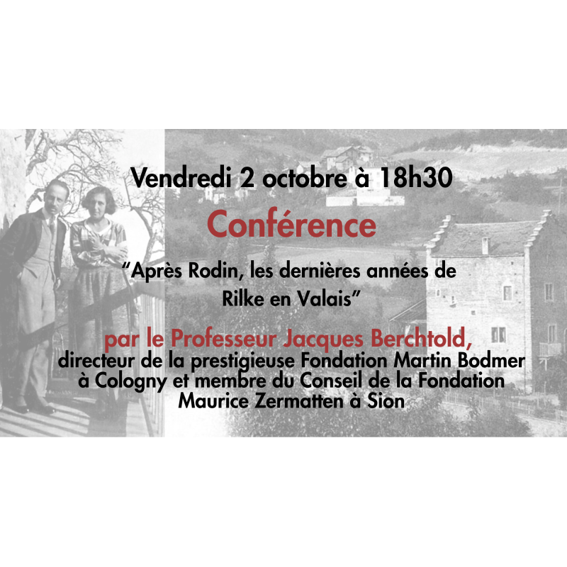 Billet adulte/sénior - Conférence du 2 octobre 2026 à 18h30 | Fondation Pierre Gianadda, Martigny