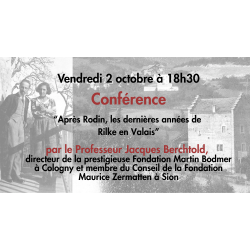 Billet détenteurs carte Raiffeisen MemberPlus - Conférence du 2 octobre 2026 à 18h30 | Fondation Pierre Gianadda, Martigny