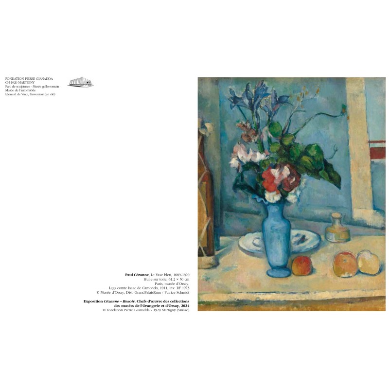 Paul Cézanne, Le Vase bleu, 1889-1890 Paul Cézanne, Le Vase bleu, 1889-1890