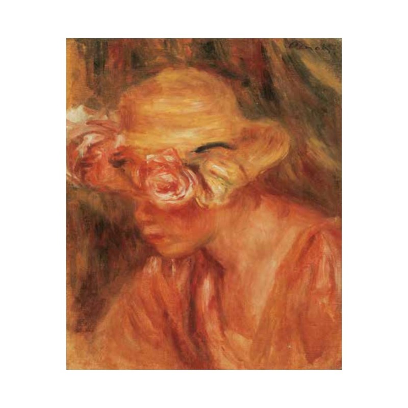 Pierre-Auguste Renoir  Femme au Chapeau de Paille , 1915