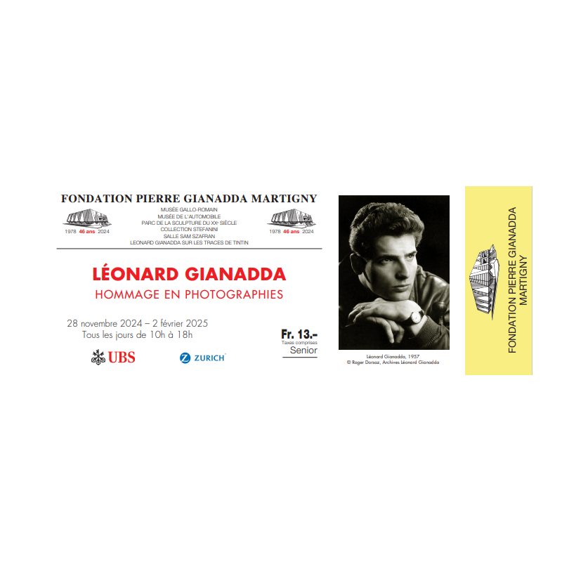 Léonard Gianadda , Hommage en photographies - Sénior Léonard Gianadda , Hommage en photographies - Sénior