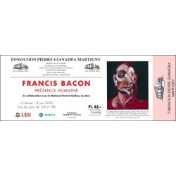 Francis Bacon, présence humaine - billet famille