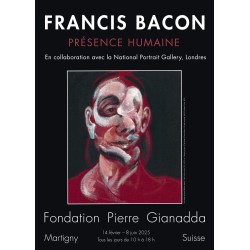 Francis Bacon, présence humaine - affiche