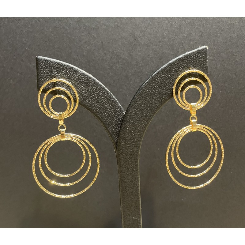 Boucles d'oreilles multi-rangs gold Boucles d'oreilles multi-rangs gold