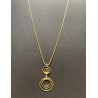Collier rond multi-rangs gold