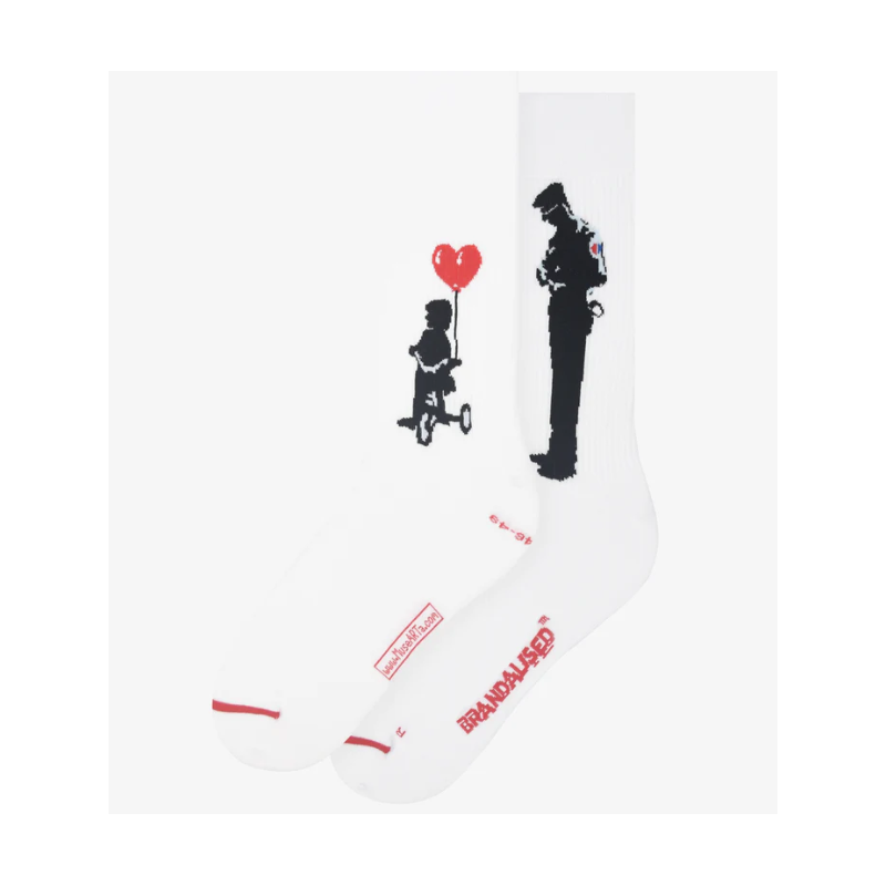 Chaussettes Banksy Graffiti - taille 40/46