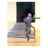 Grande carte de vœux - Francis Bacon, Portrait d'un homme descendant les escaliers, 1972