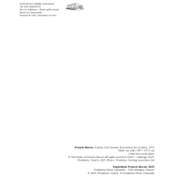 Grande carte de vœux - Francis Bacon, Portrait d'un homme descendant les escaliers, 1972