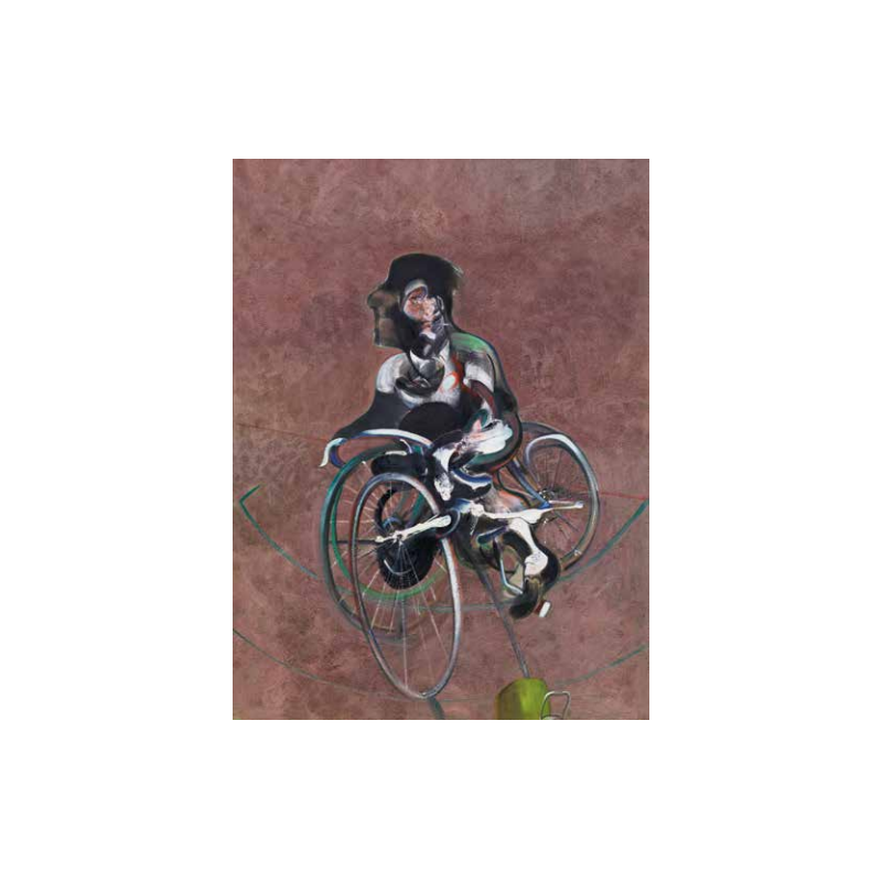 Grande carte de voeux - Francis Bacon, Portrait de Georges Dayer à bicyclette, 1966 Grande carte de voeux - Francis Bacon, Portrait de Georges Dayer à bicyclette, 1966