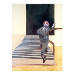 Poster - Francis Bacon, Portrait d'un homme descendant les escaliers, 1972