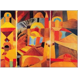 Essuie-lunettes - Paul Klee, Les jardins du Temple | Fondation Pierre Gianadda, Martigny