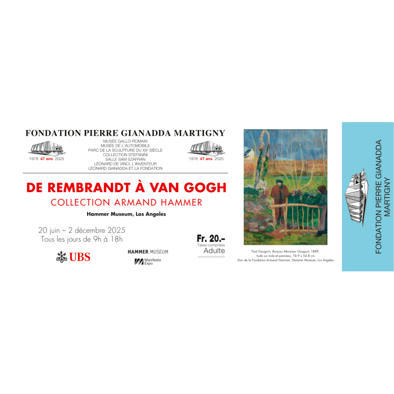 De Rembrandt à Van Gogh - Adulte