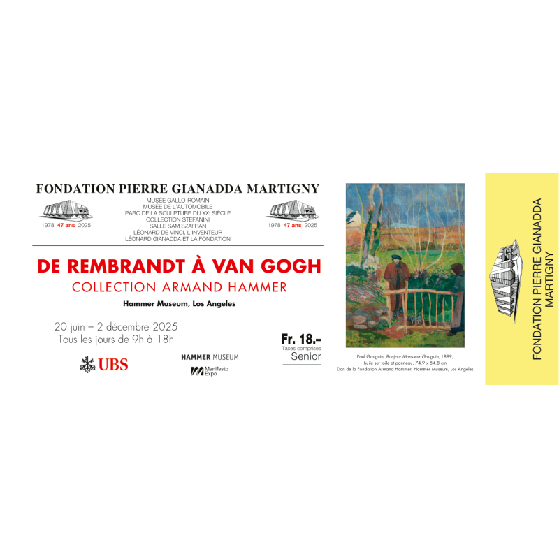 De Rembrandt à Van Gogh - Sénior