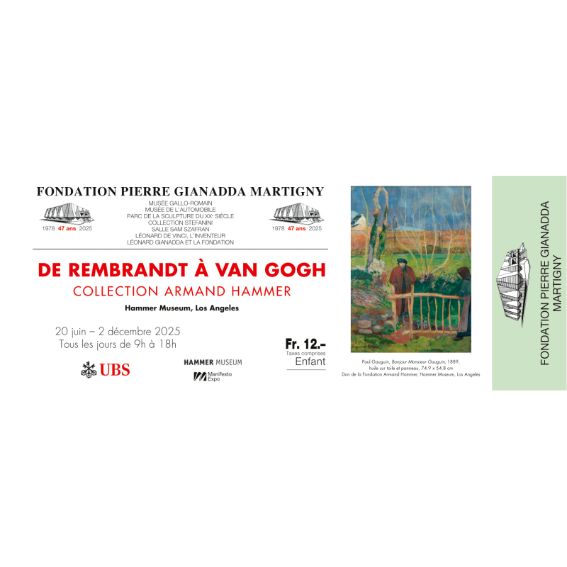 De Rembrandt à Van Gogh - Enfant/étudiant