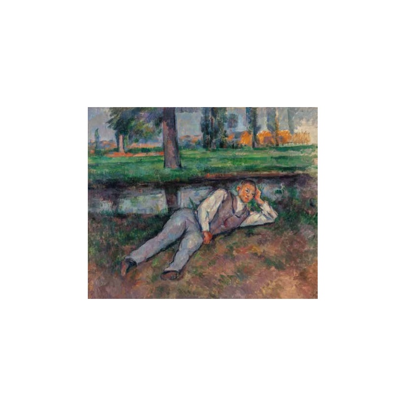 Carte postale, Paul Cézanne Garçon au repos, vers 1887