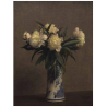 Carte postale - Henri Fantin-Latour Pivoines dans un vase bleu et blanc, 1872