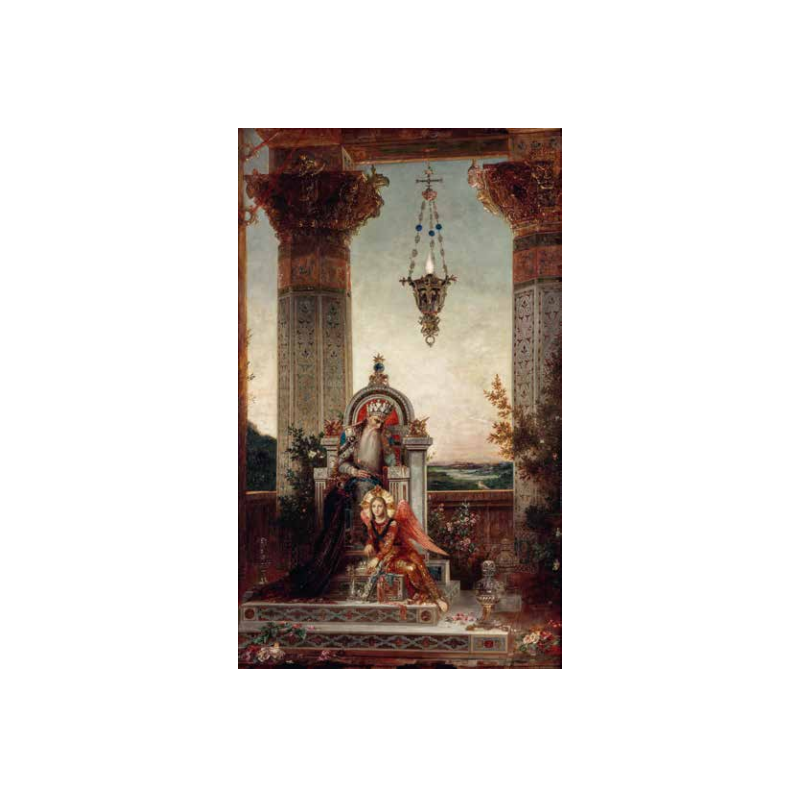 Carte postale - Gustave Moreau Le Roi David, 1878