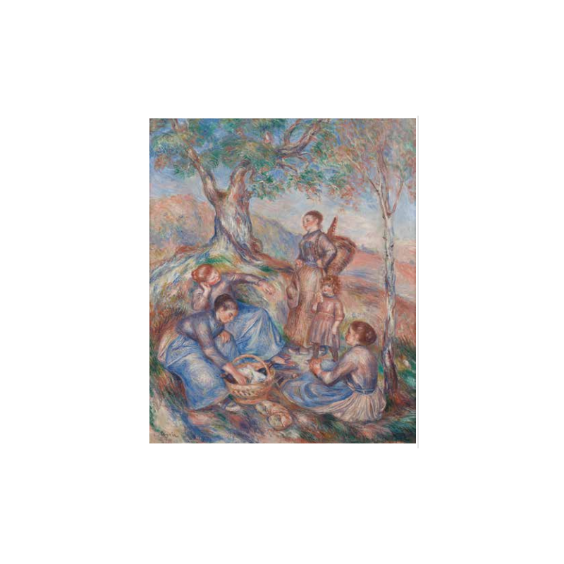 Carte postale - Pierre-Auguste Renoir Le repas des vendangeuses, vers 1888