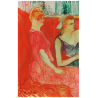 Carte postale - Henri de Toulouse-Lautrec Étude pour « Dans le salon de la rue des Moulins », 1894