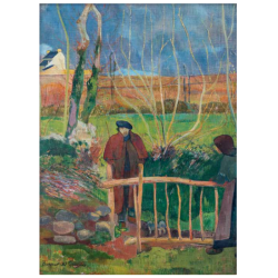Poster - Paul Gauguin BONJOUR MONSIEUR GAUGUIN 1889