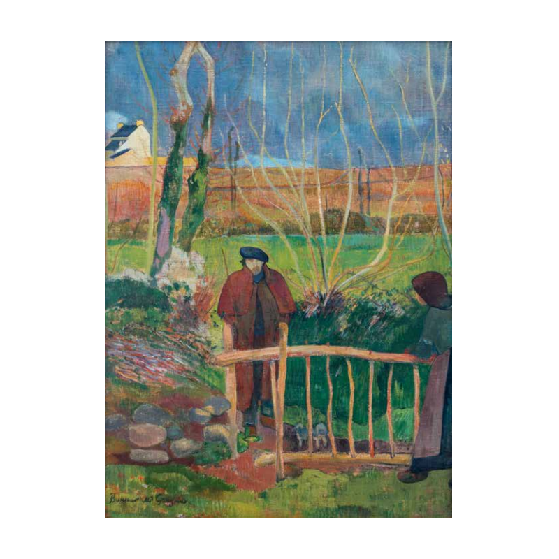 Poster - Paul Gauguin BONJOUR MONSIEUR GAUGUIN 1889 Poster - Paul Gauguin BONJOUR MONSIEUR GAUGUIN 1889