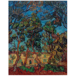 Poster - Vincent van Gogh L’HÔPITAL À SAINT-REMY 1889