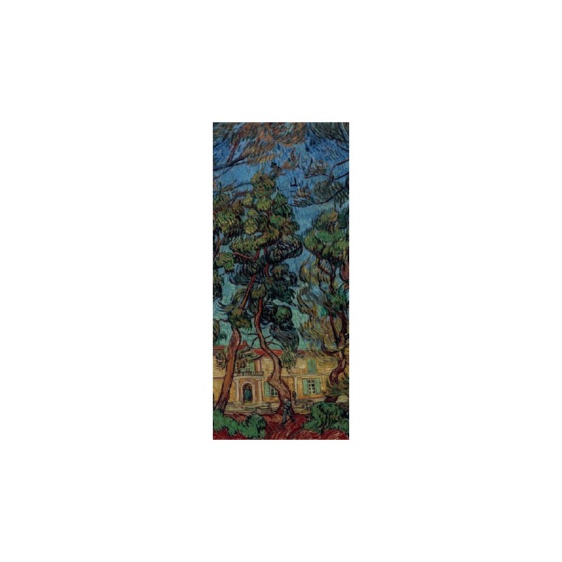 Marque-page cartonné, hôpital St-Rémy, Vincent Van Gogh