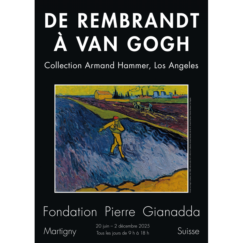 De Rembrandt à Van Gogh - affiche 50 x 70 cm