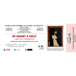 Billet d'entrée famille - "de Manet à Kelly", l'art de l'empreinte