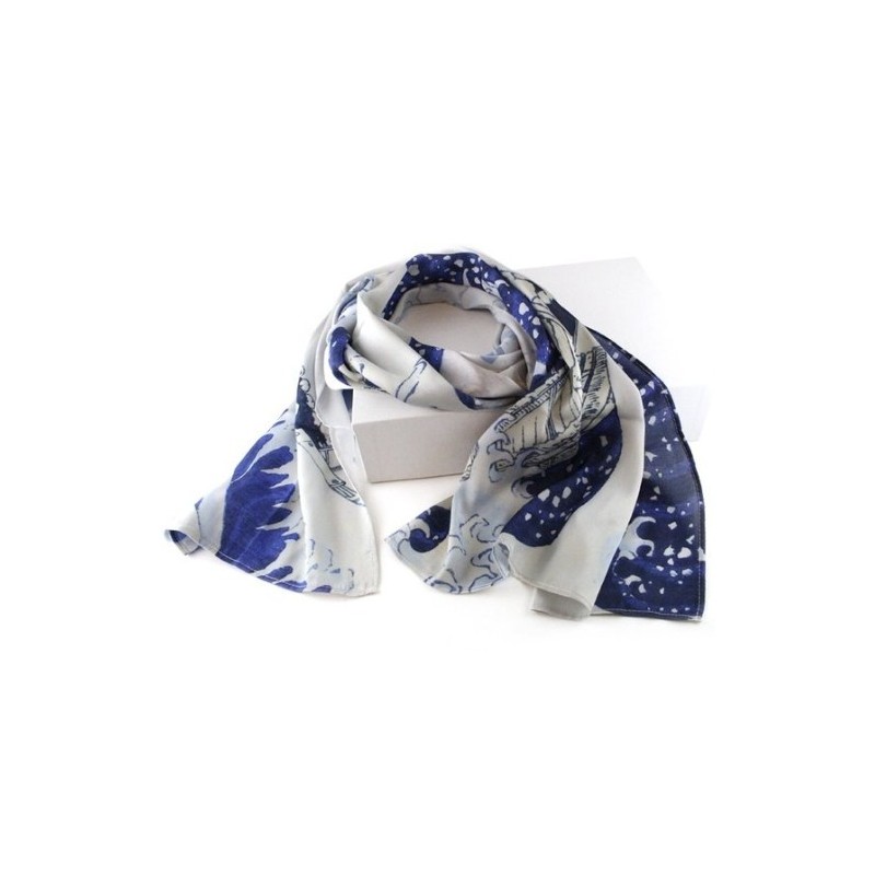 Foulard - La Grande vague - Hokusai