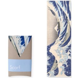 Foulard - La Grande vague - Hokusai