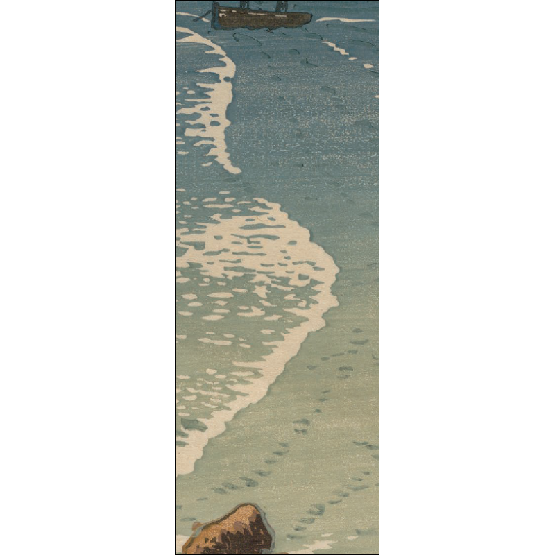 marque-page Henri Rivière, Vague, mer montante, plage de la Garde-Guérin, 1890