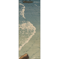 Marque-page magnétique Henri Rivière, La Vague, mer montante, plage de la garde-Guérin, 1890