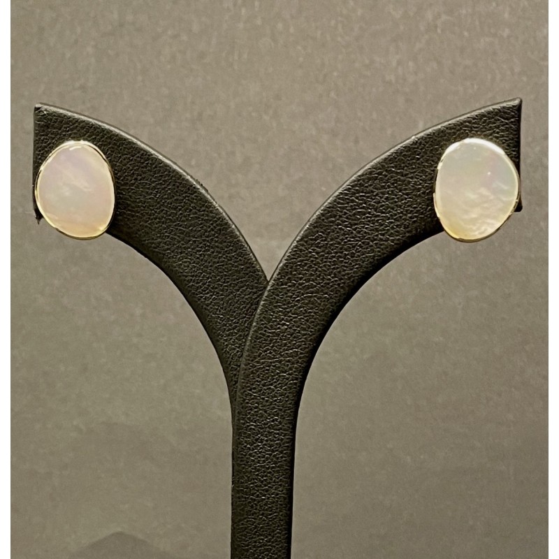 Boucles d'oreilles gold nacre