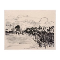 Carte postale Édouard Manet, Les Courses| Fondation Pierre Gianadda, Martigny