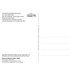 Kopie von Kopie von Kopie von Kopie von Grande carte de voeux - Ellsworth Kelly, Rouge-orange sur noir