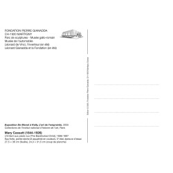 Kopie von Kopie von Kopie von Grande carte de voeux - Ellsworth Kelly, Rouge-orange sur noir