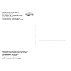 Kopie von Kopie von Kopie von Kopie von Grande carte de voeux - Ellsworth Kelly, Rouge-orange sur noir