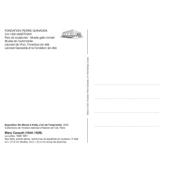 Kopie von Kopie von Kopie von Kopie von Kopie von Grande carte de voeux - Ellsworth Kelly, Rouge-orange sur noir