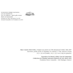 copy of copy of copy of Grande carte de voeux - Ellsworth Kelly, Rouge-orange sur noir