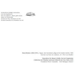 copy of copy of Grande carte de voeux - Ellsworth Kelly, Rouge-orange sur noir