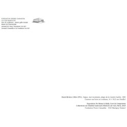 Kopie von Grande carte de voeux - Ellsworth Kelly, Rouge-orange sur noir