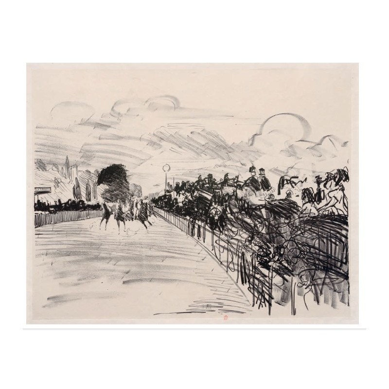 Kopie von Kopie von Kopie von Grande carte de voeux - Ellsworth Kelly, Rouge-orange sur noir