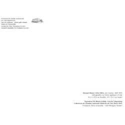 Kopie von Kopie von Kopie von Grande carte de voeux - Ellsworth Kelly, Rouge-orange sur noir